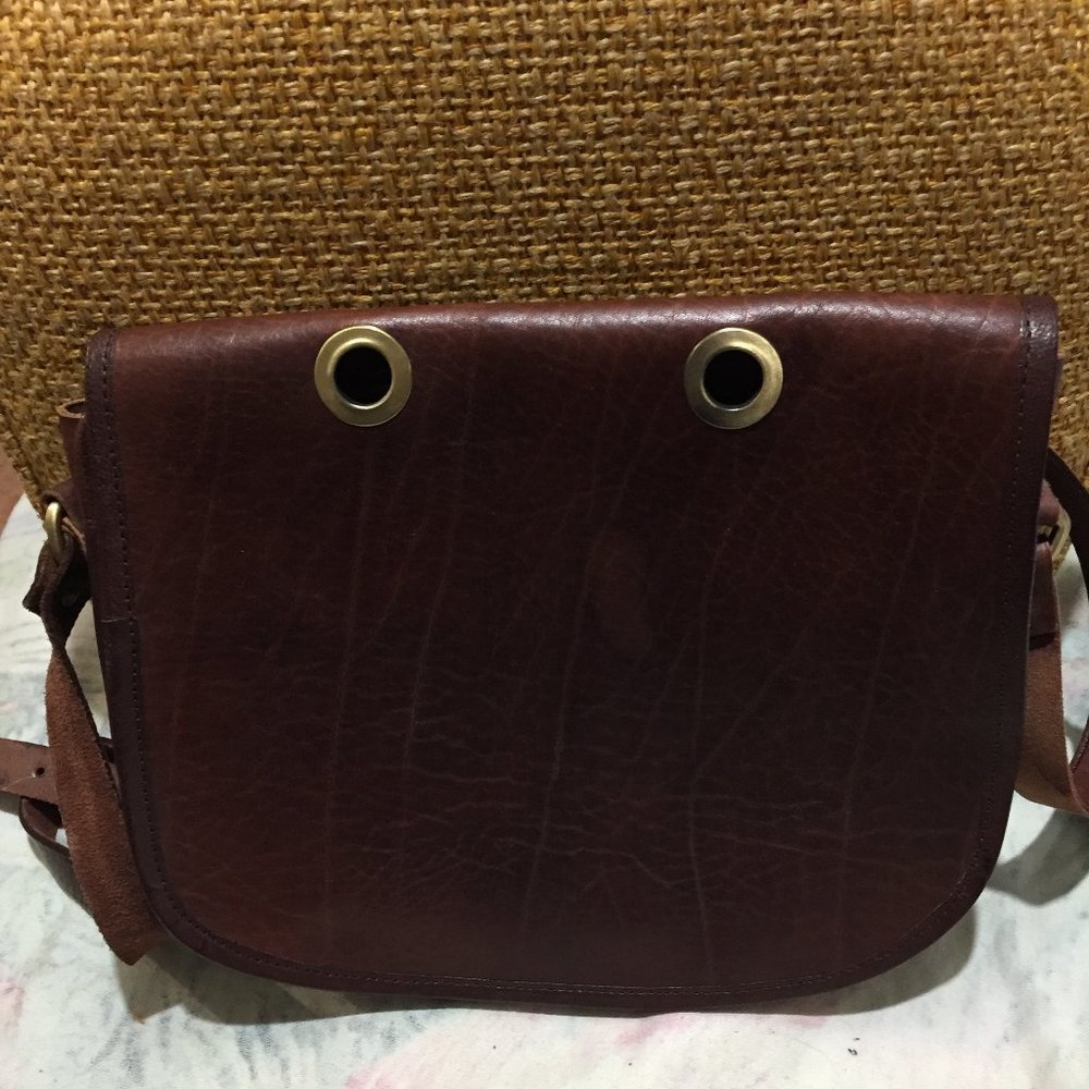 VINTAGE MAGNOLIA LONDON LEATHER HANDBAGS